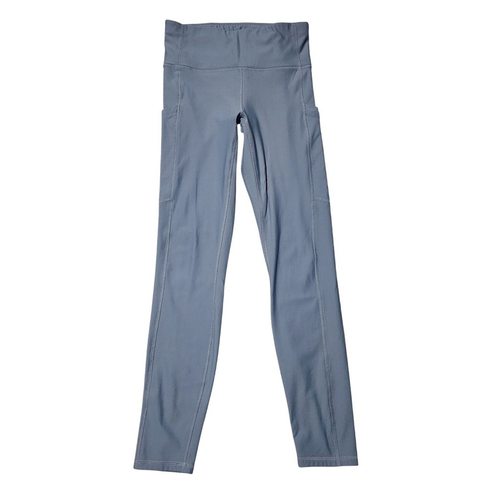 Fabletics High-Waist Workout Leggings Gym Yoga‎ Pants Blue Active Athletic S